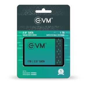 EVM 1TB 2.5-Inch SATA Internal SSD - 550MB/s Read & 500MB/s Write - 5-Year Warranty (EVM25/1TB)